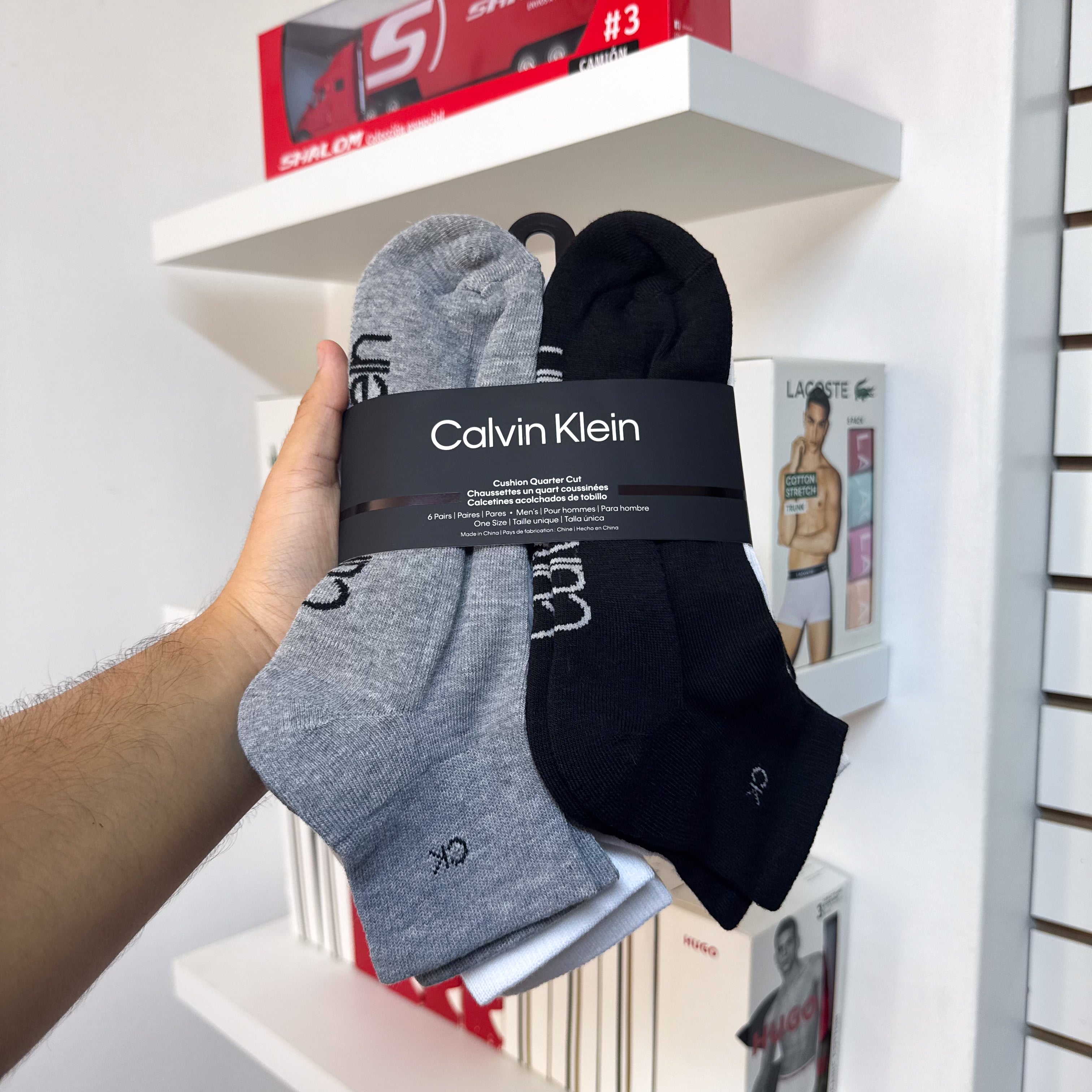 PACK DE 6 PARES DE MEDIAS CALVIN KLEIN TOBILLERAS