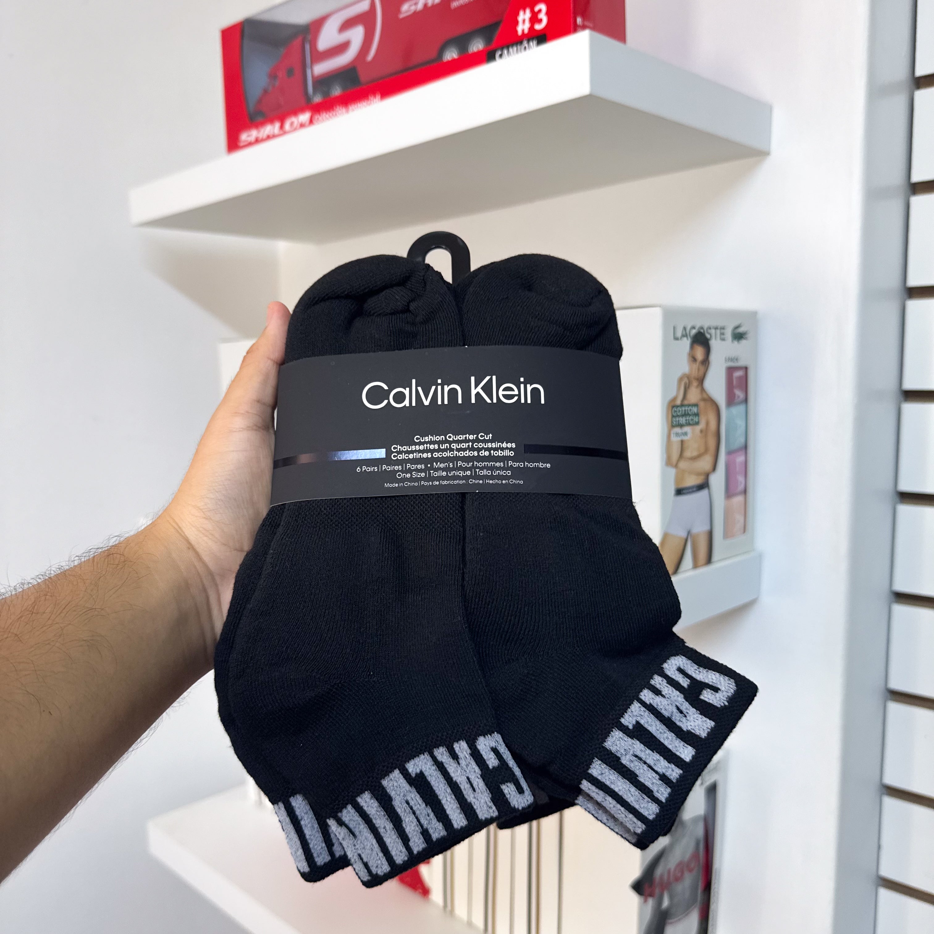 PACK DE 6 PARES DE MEDIAS CALVIN KLEIN TOBILLERAS