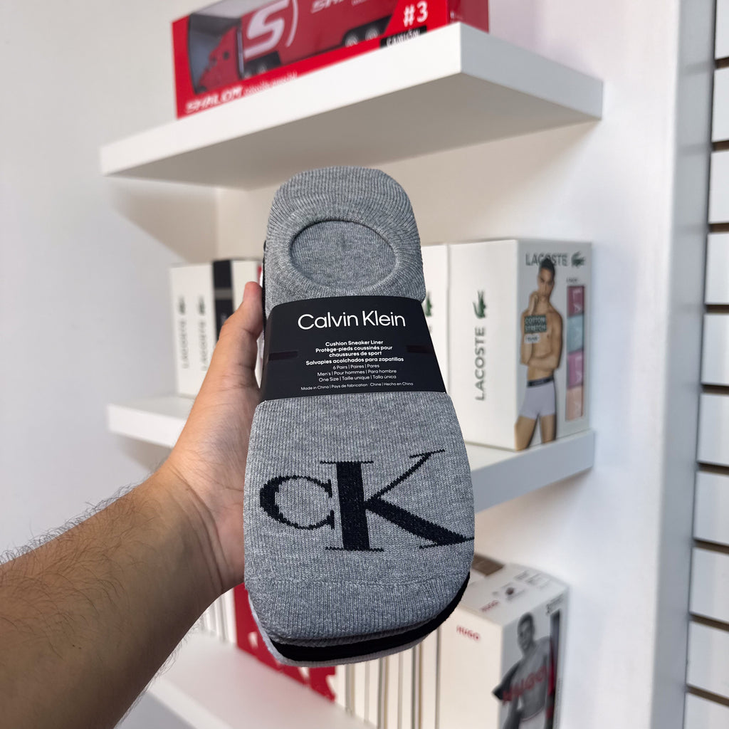 PACK DE 6 PARES DE MEDIAS CALVIN KLEIN INVISIBLES