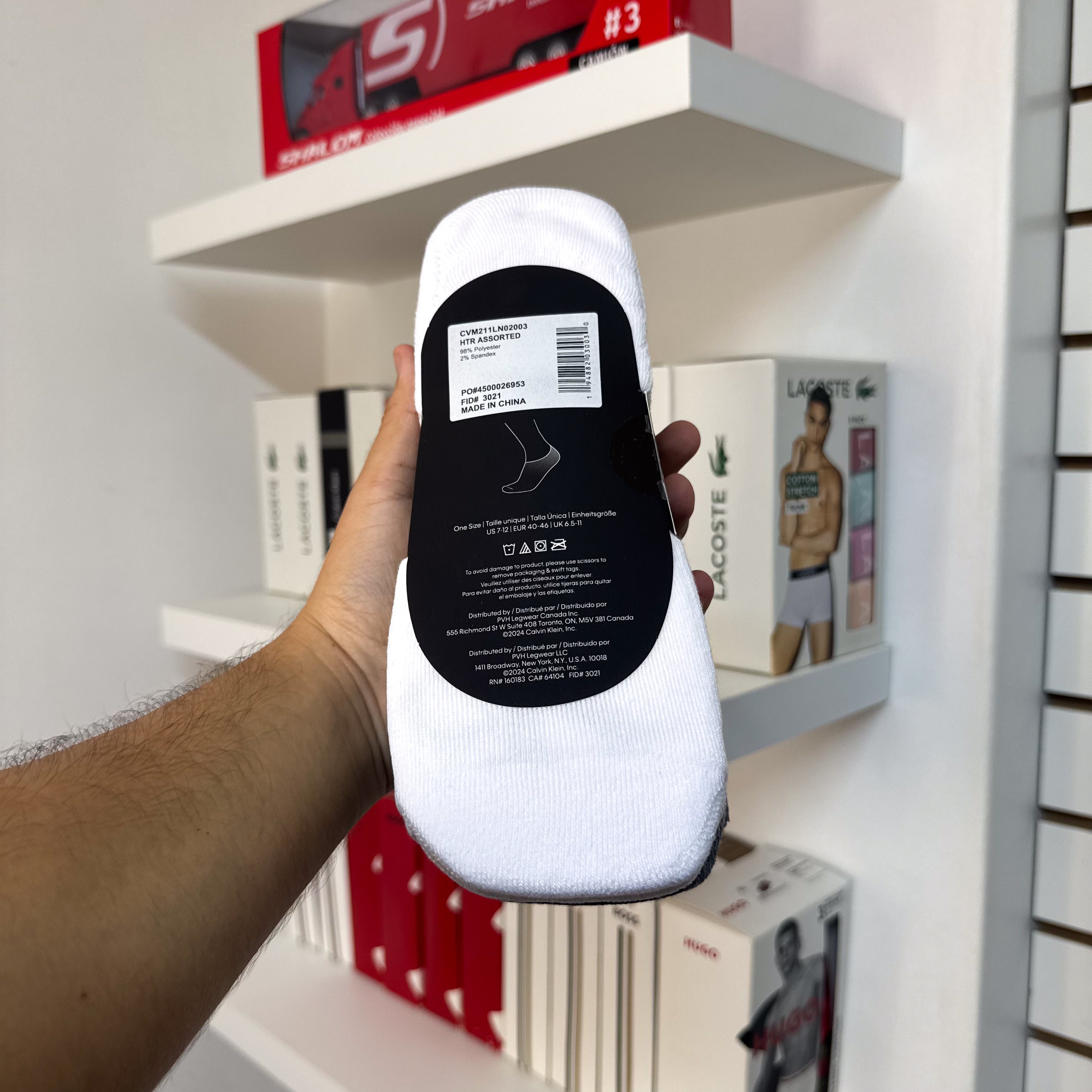 PACK DE 6 PARES DE MEDIAS CALVIN KLEIN INVISIBLES