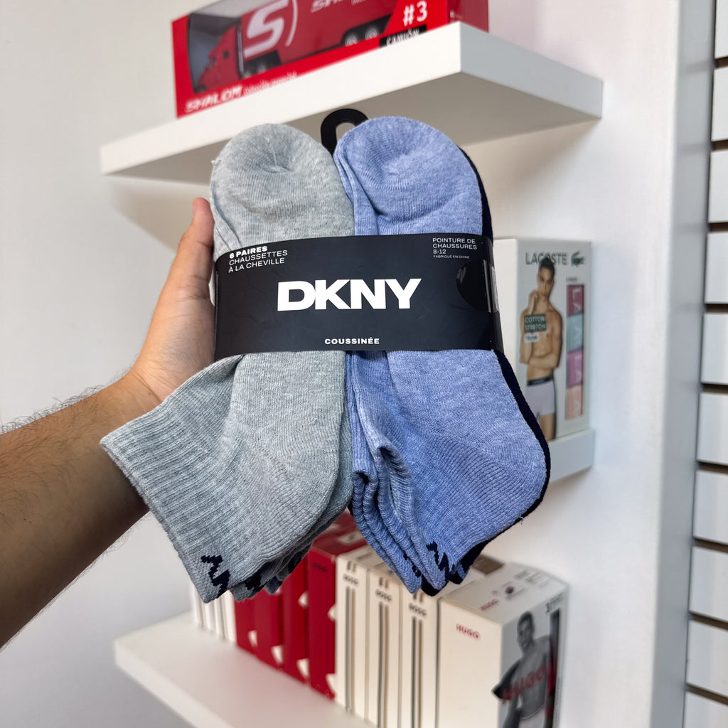 PACK DE 6 PARES DE MEDIAS TOBILLERAS DKNY