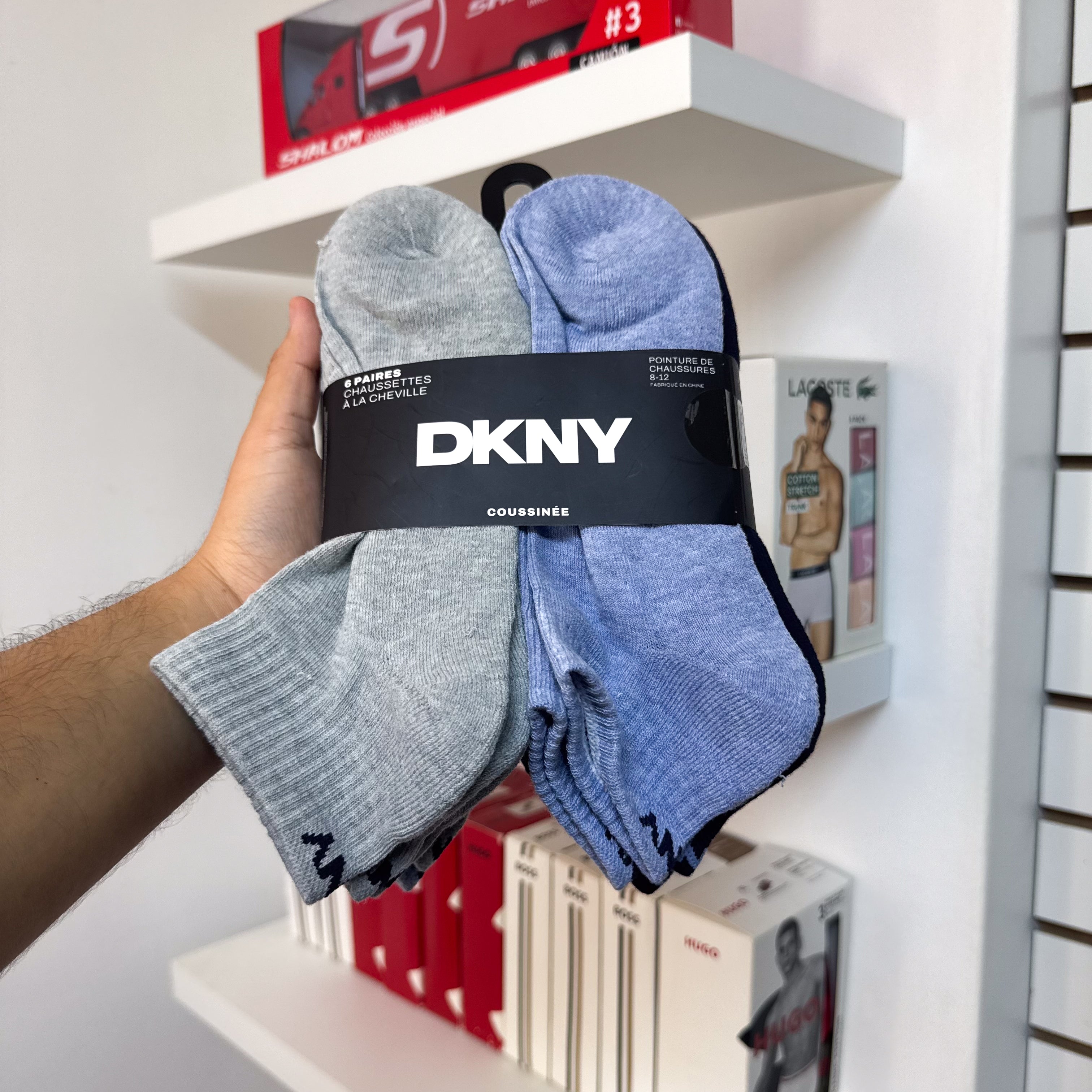 PACK DE 6 PARES DE MEDIAS TOBILLERAS DKNY