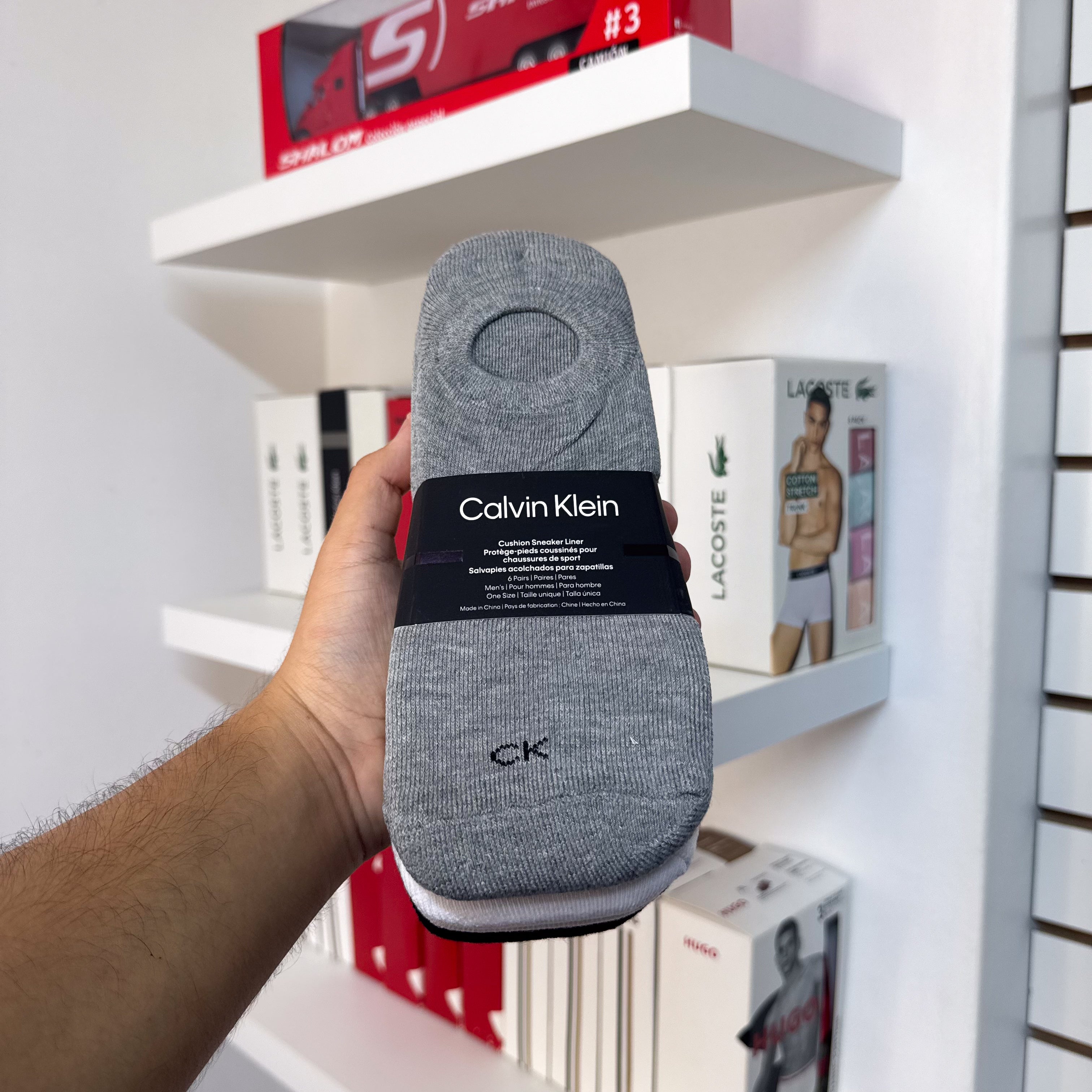 PACK DE 6 PARES DE MEDIAS CALVIN KLEIN INVISIBLES