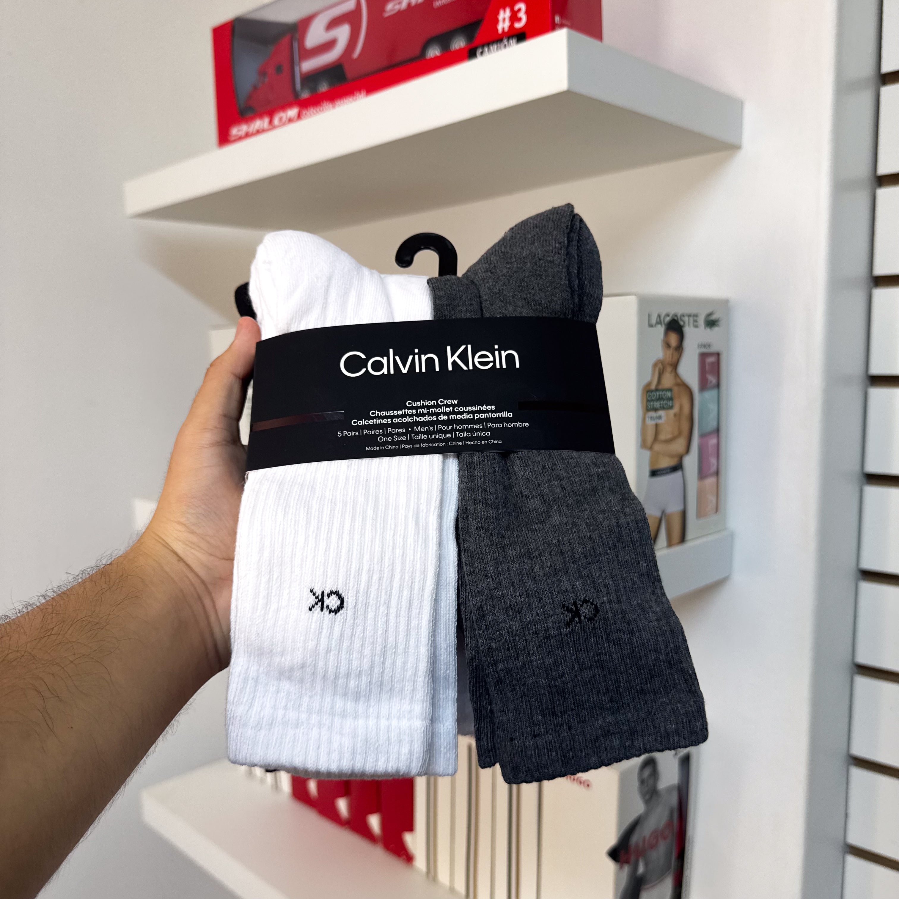PACK DE 5 PARES DE MEDIAS CALVIN KLEIN 3/4