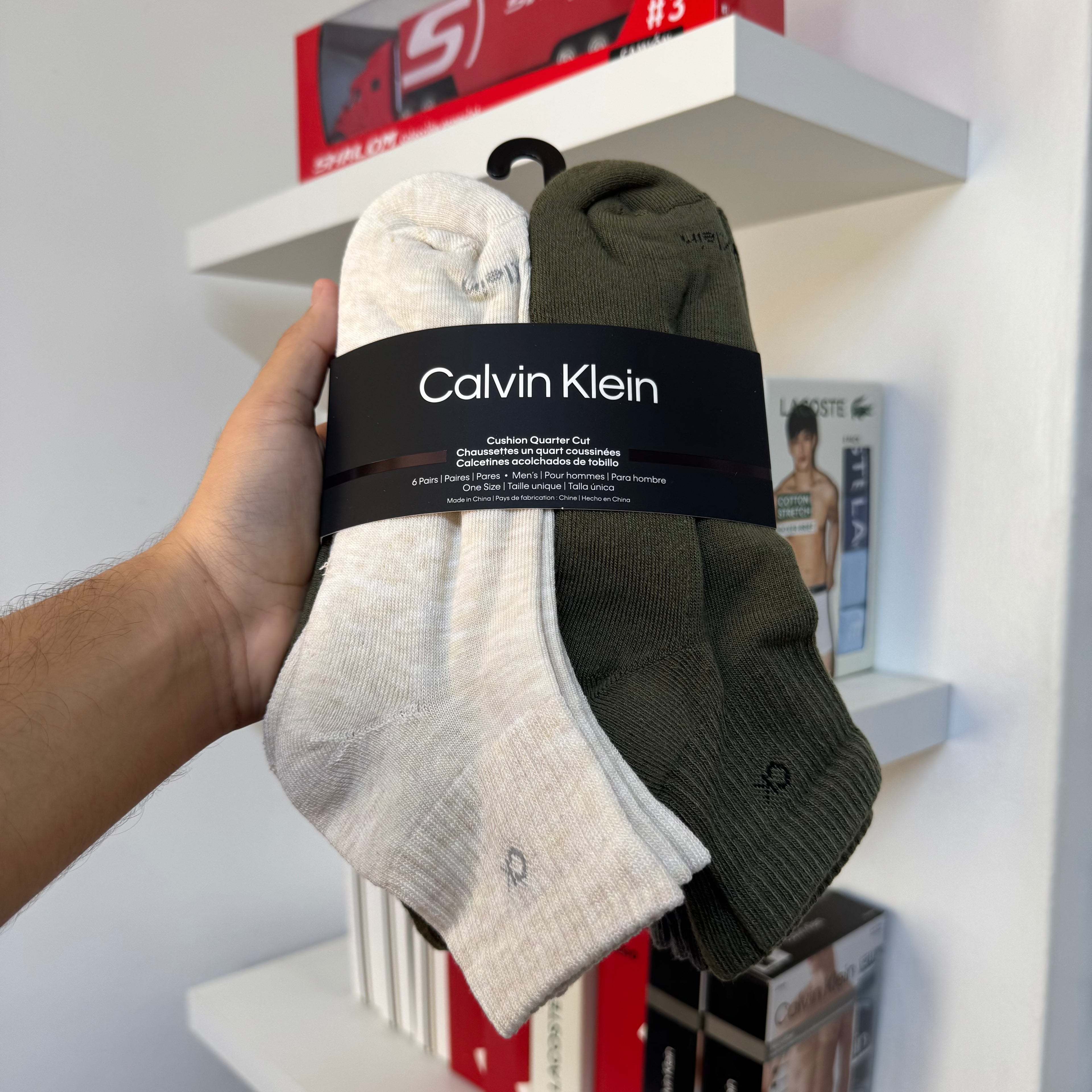 PACK DE 6 PARES DE MEDIAS CALVIN KLEIN TOBILLERAS