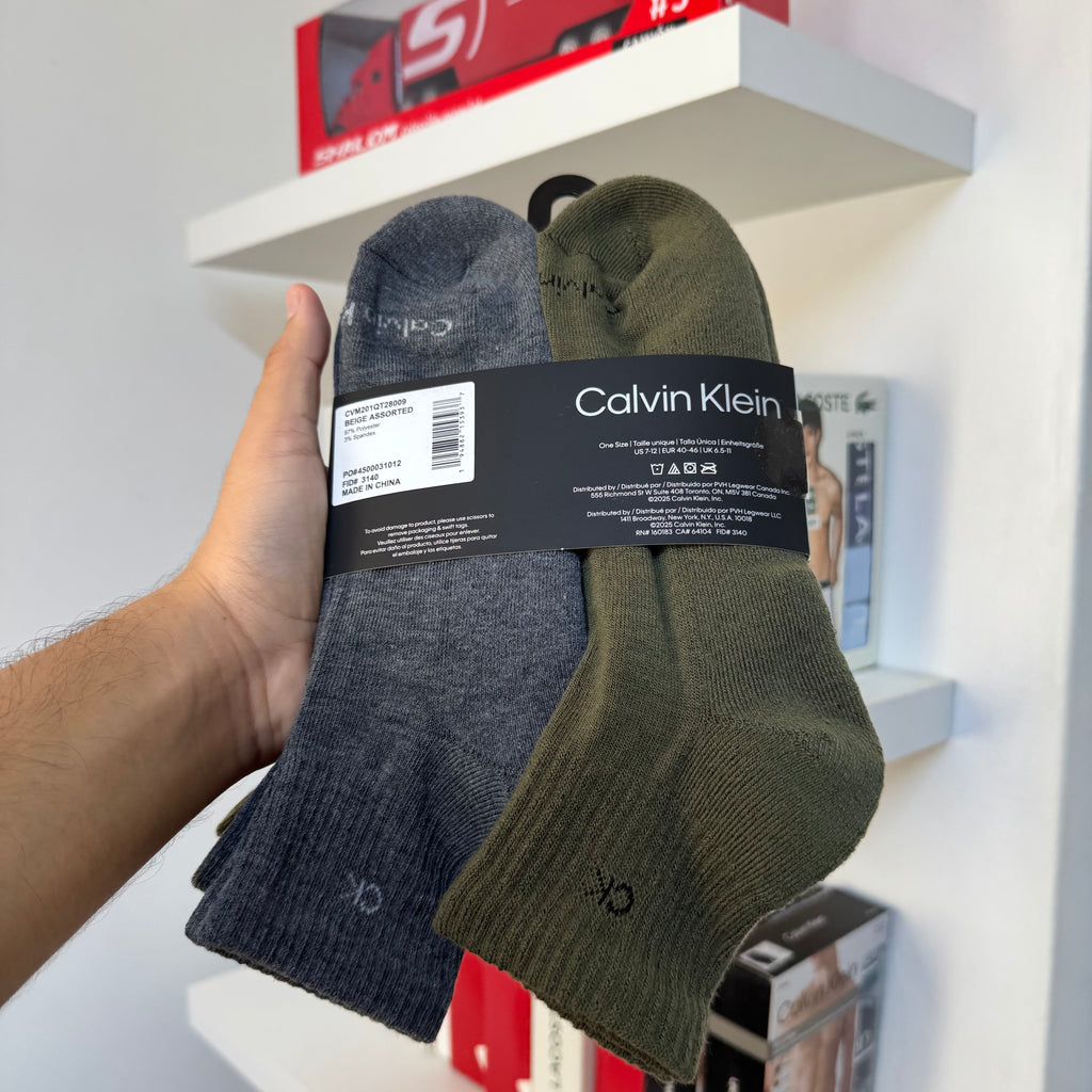PACK DE 6 PARES DE MEDIAS CALVIN KLEIN TOBILLERAS