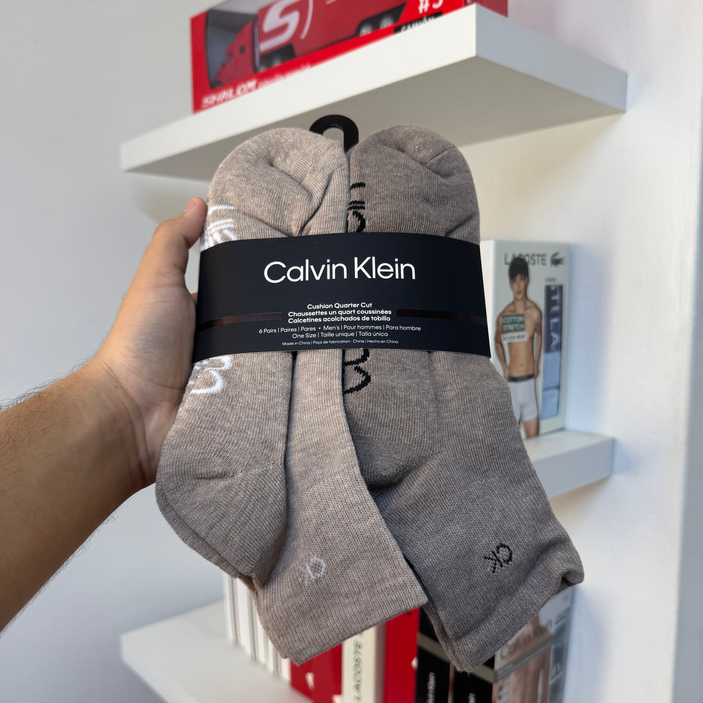 PACK DE 6 PARES DE MEDIAS CALVIN KLEIN TOBILLERAS