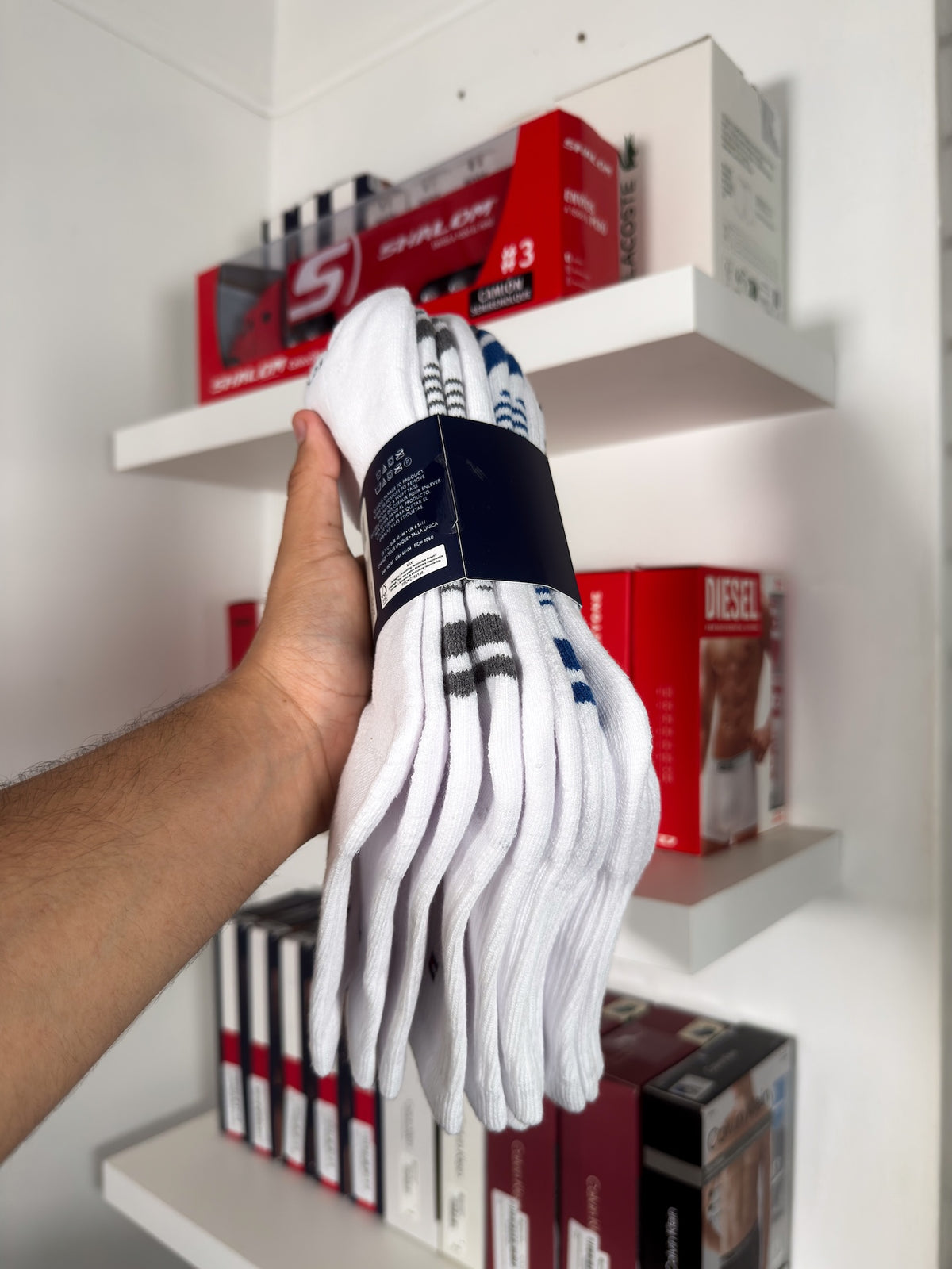 Tommy Hilfiger - Paquete de 6 pares de medias tobilleras