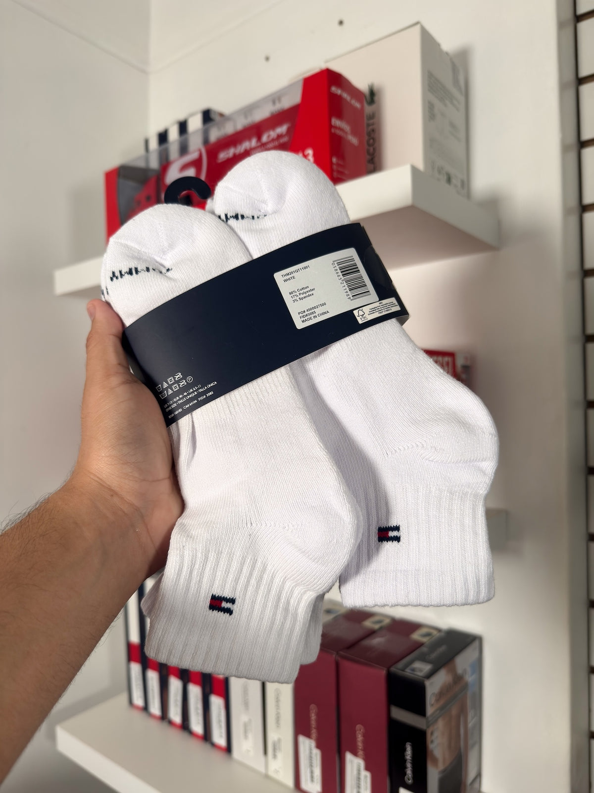 Tommy Hilfiger - Paquete de 6 pares de medias tobilleras