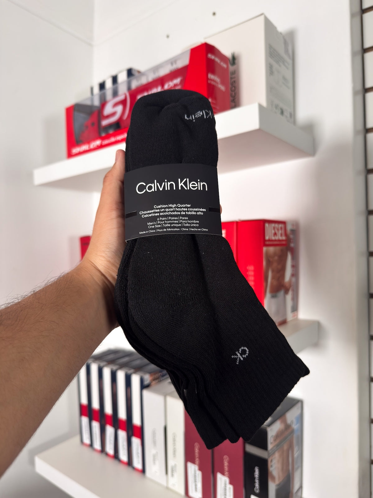 Calvin Klein - Paquete de 6 pares de medias tobilleras