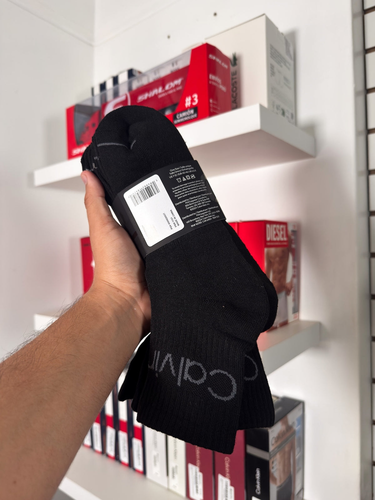 Calvin Klein - Paquete de 6 pares de medias tobilleras