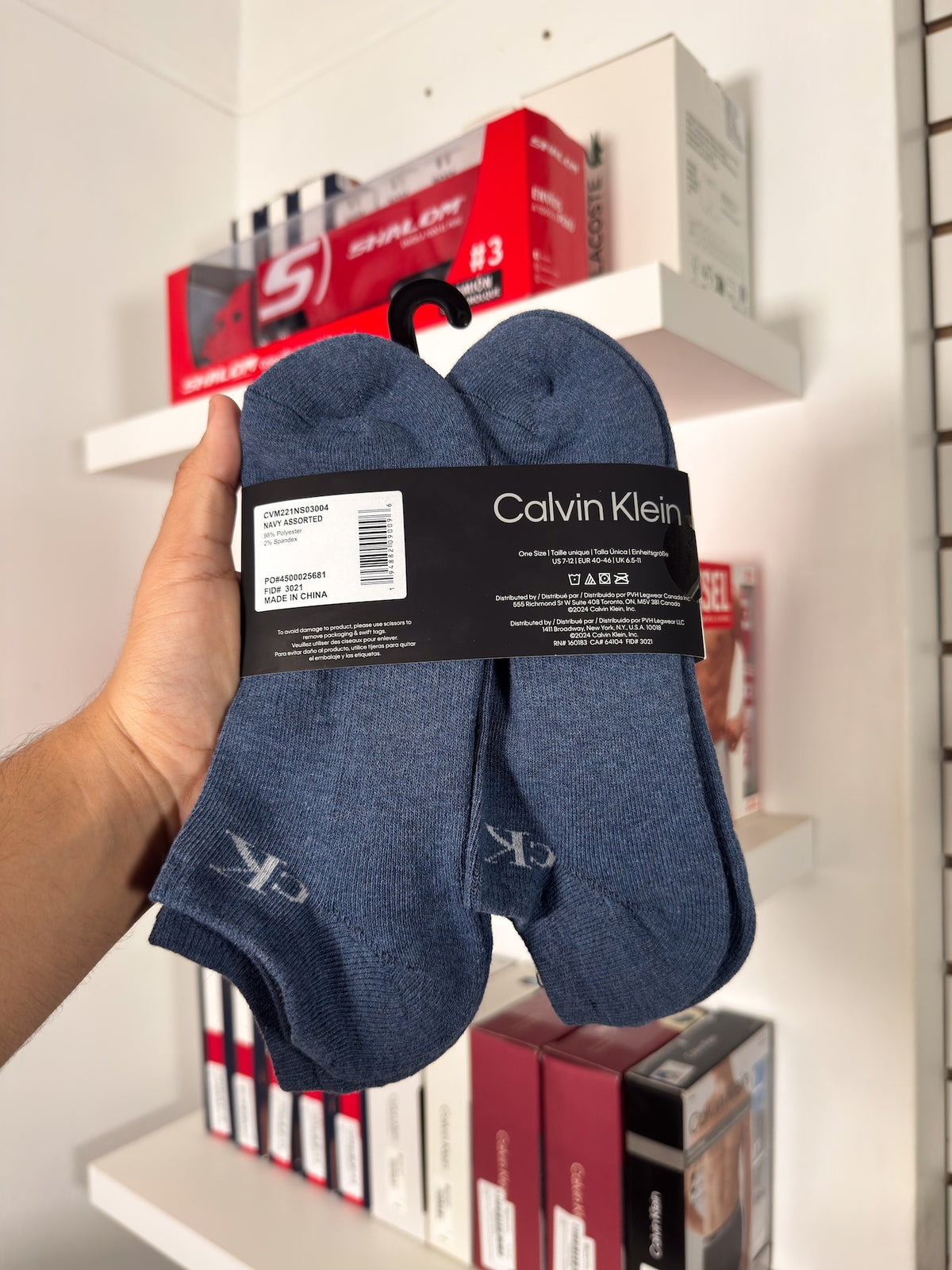 Calvin Klein - Paquete de 6 pares de medias taloneras