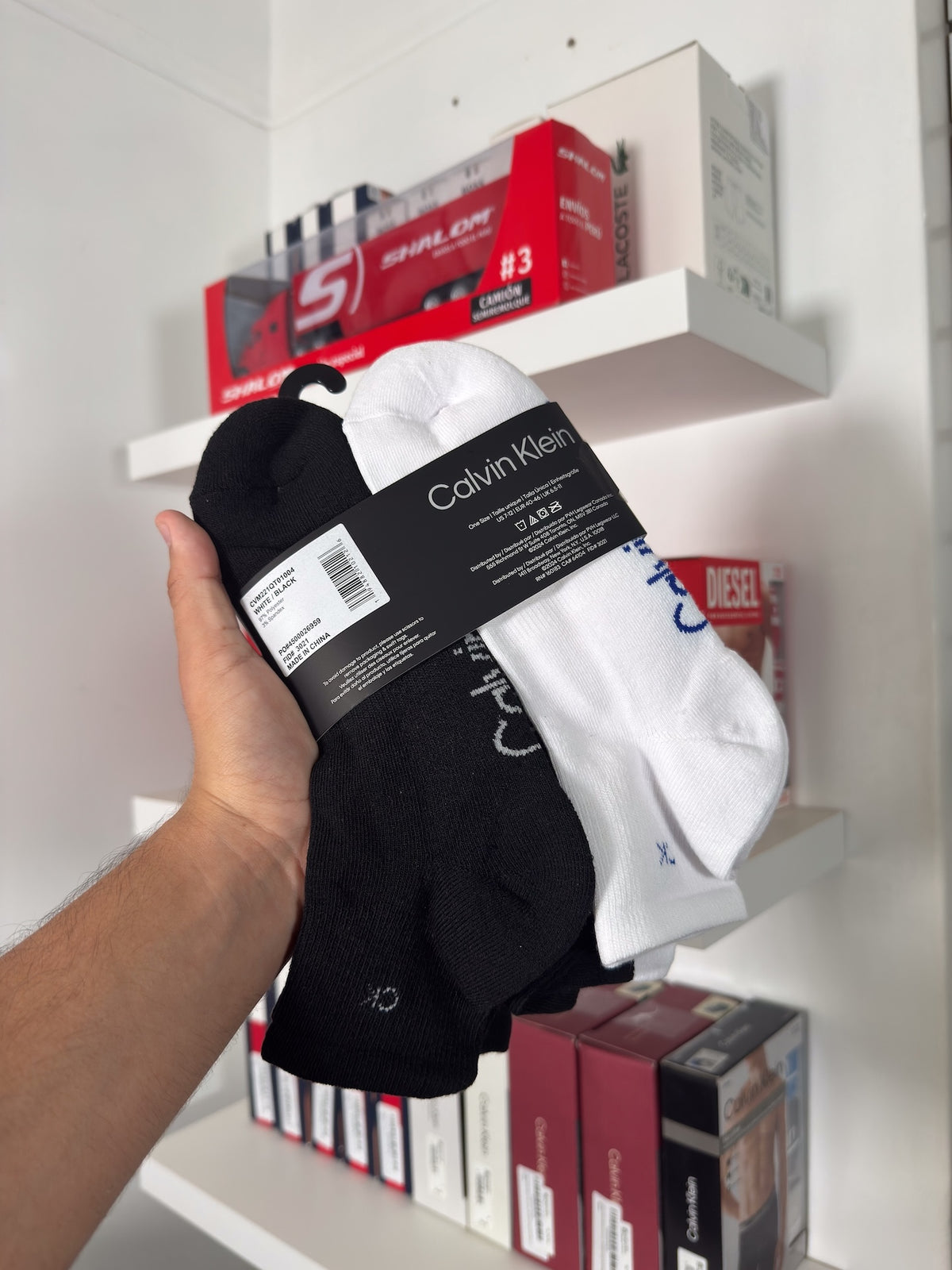 Calvin Klein - Paquete de 6 pares de medias tobilleras