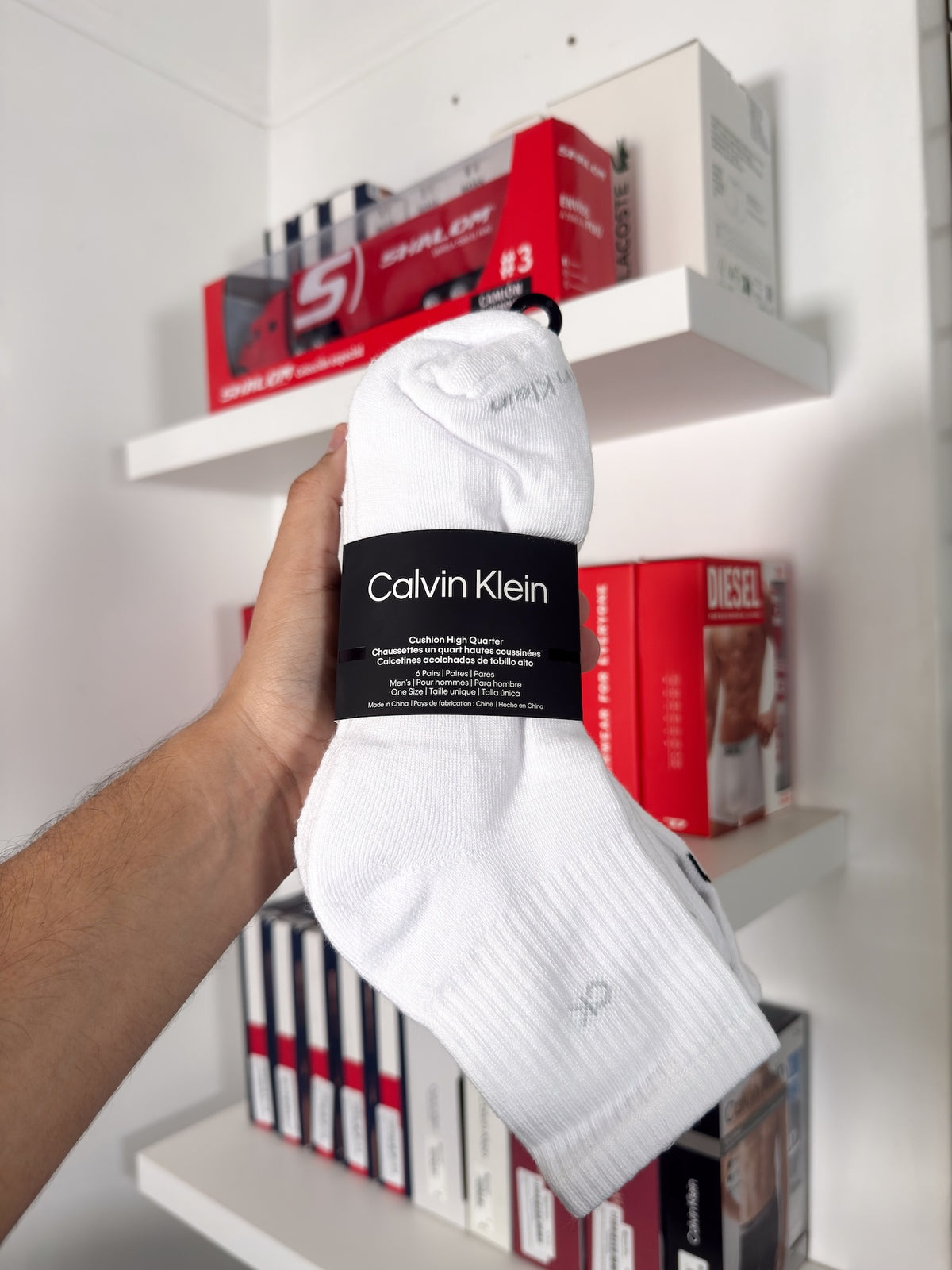 Calvin Klein - Paquete de 6 pares de medias tobilleras