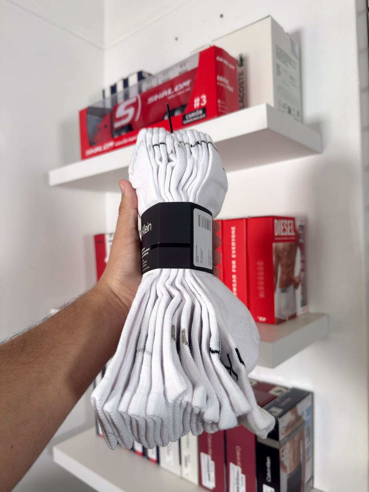 Calvin Klein - Paquete de 6 pares de medias tobilleras