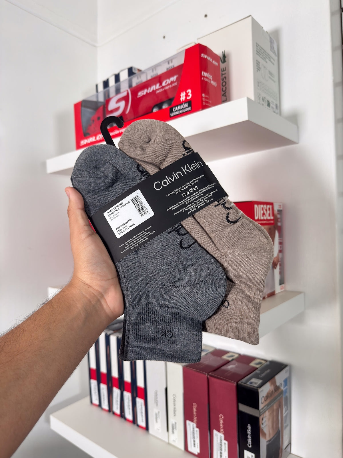 Calvin Klein - Paquete de 6 pares de medias tobilleras