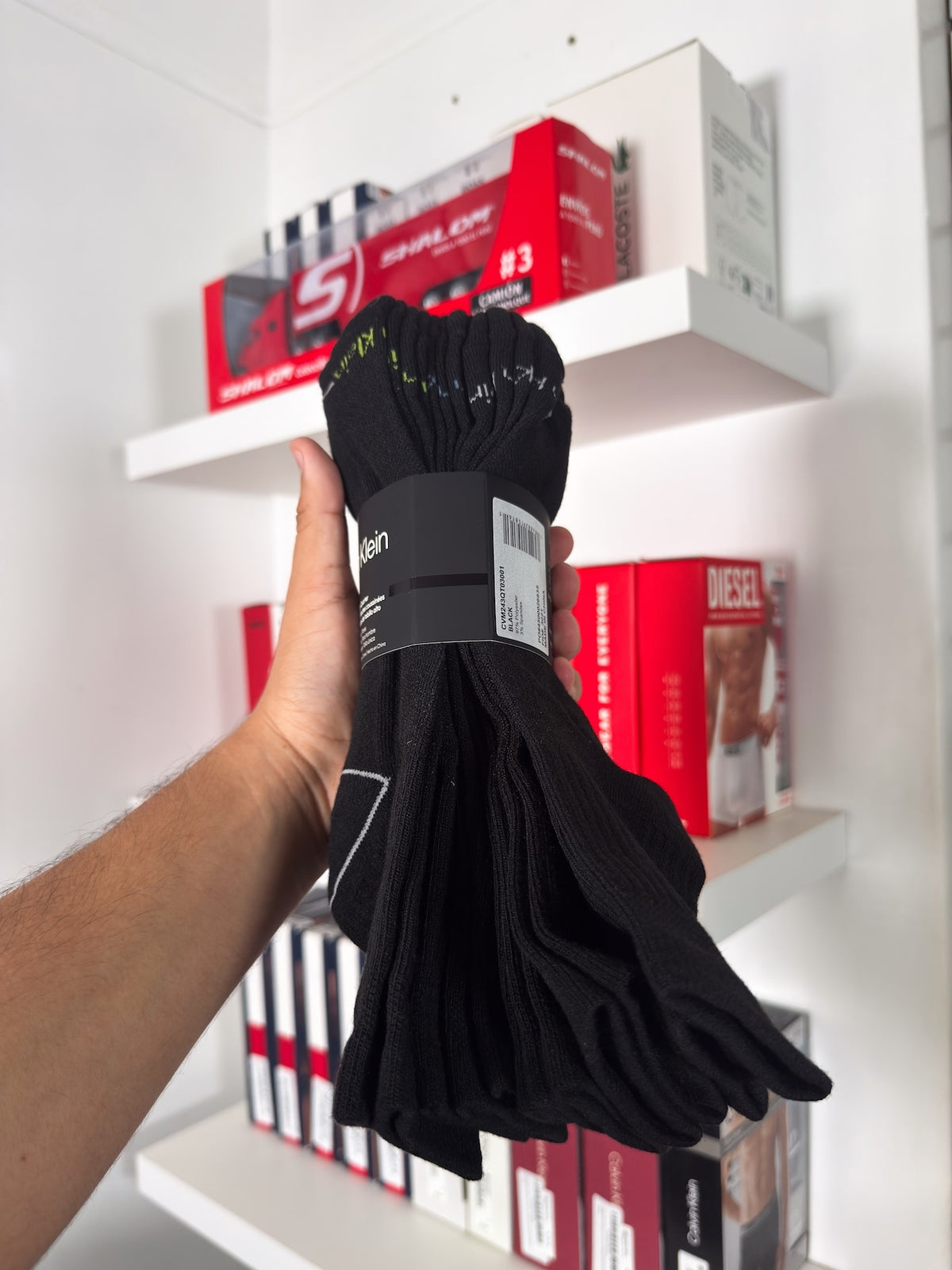 Calvin Klein - Paquete de 6 pares de medias tobilleras