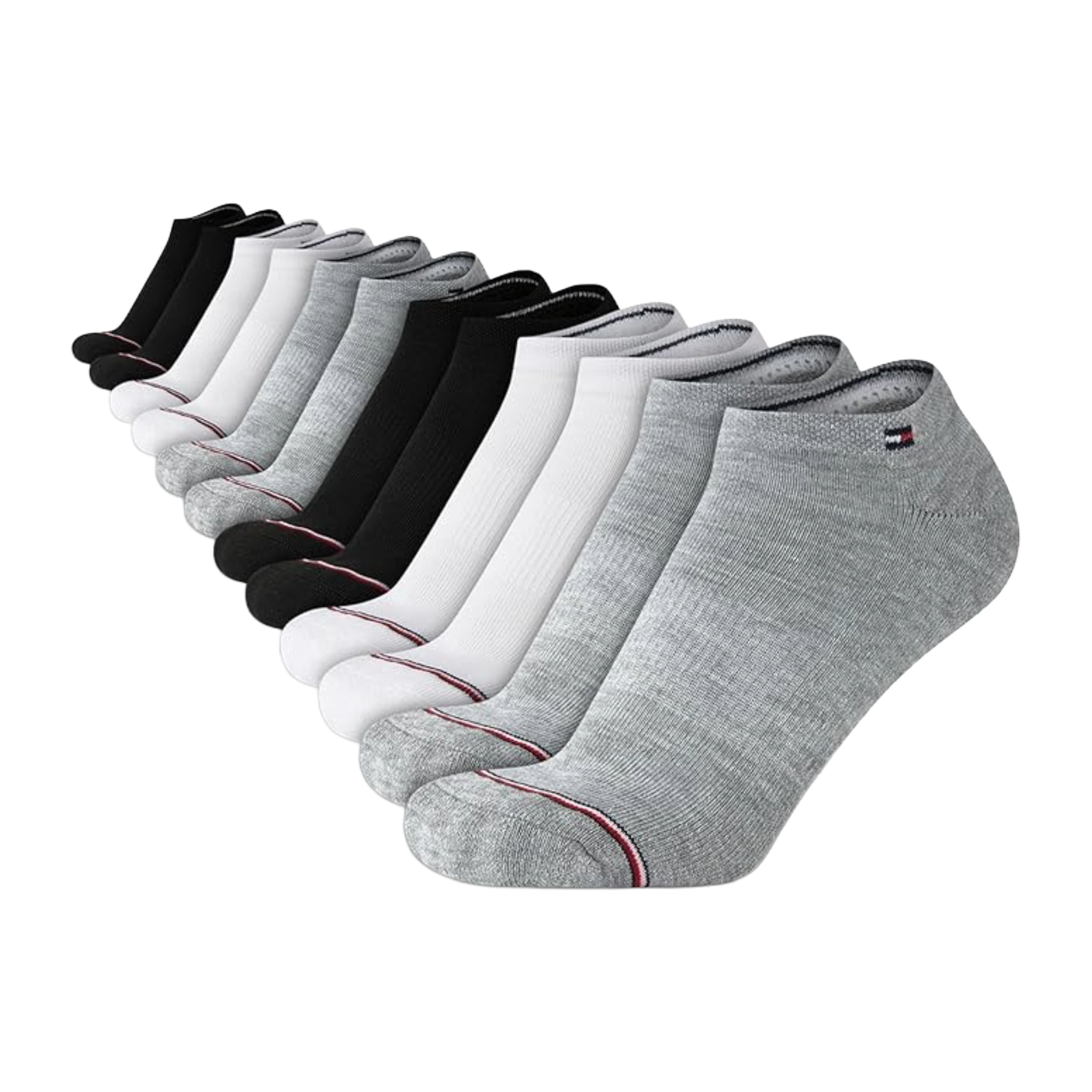 PAQUETE DE 6 PARES DE MEDIAS TOMMY HILFIGER TALONERAS