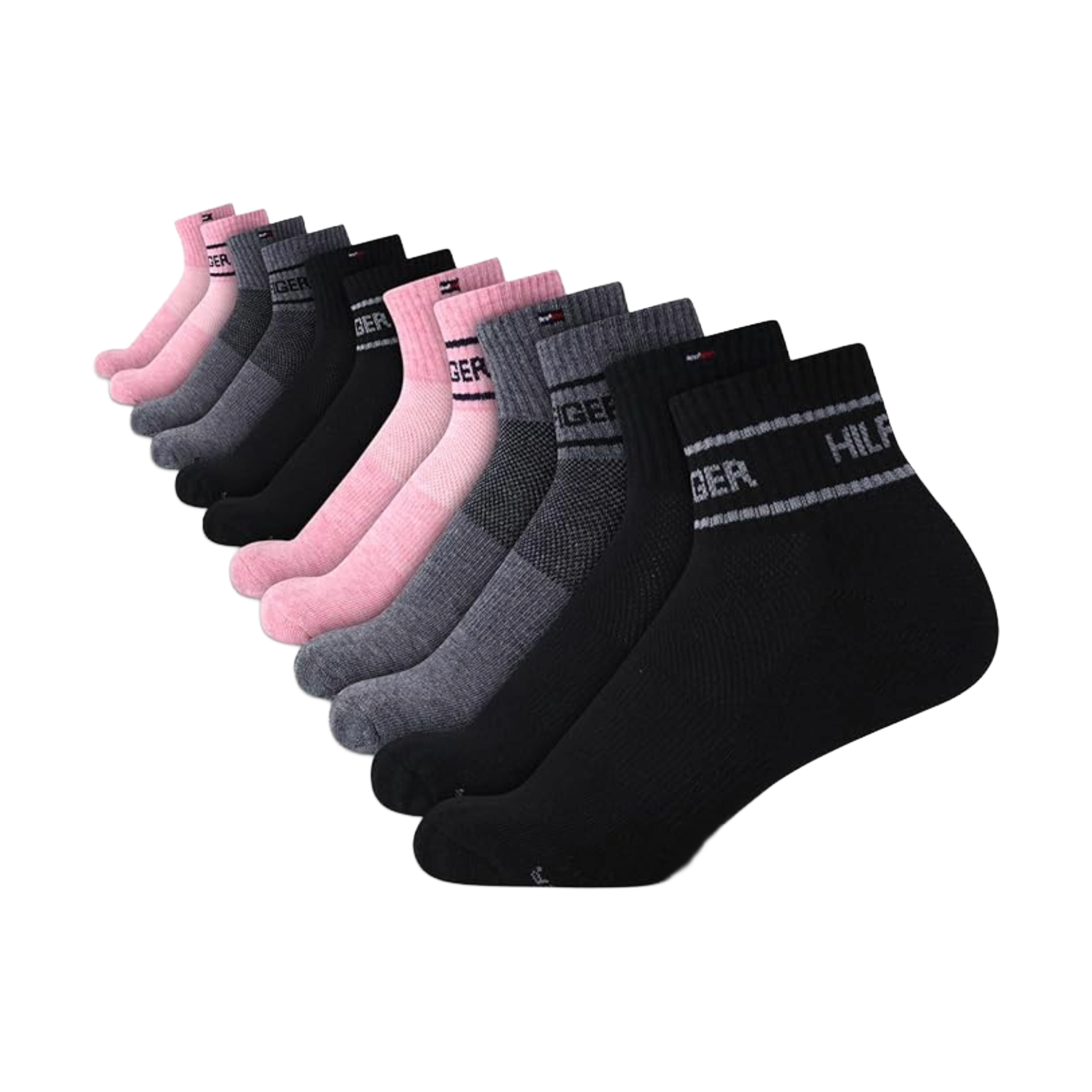 PAQUETE DE 6 PARES DE MEDIAS CALVIN KLEIN TOBILLERAS