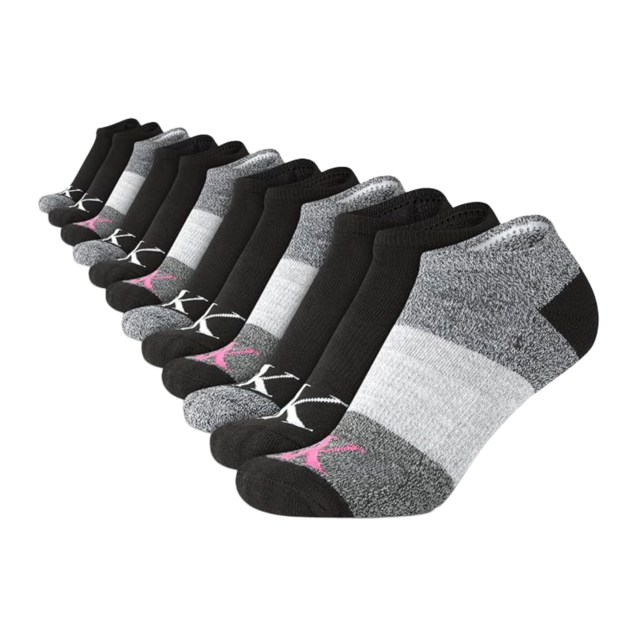 PAQUETE DE 6 PARES DE MEDIAS CALVIN KLEIN TALONERAS