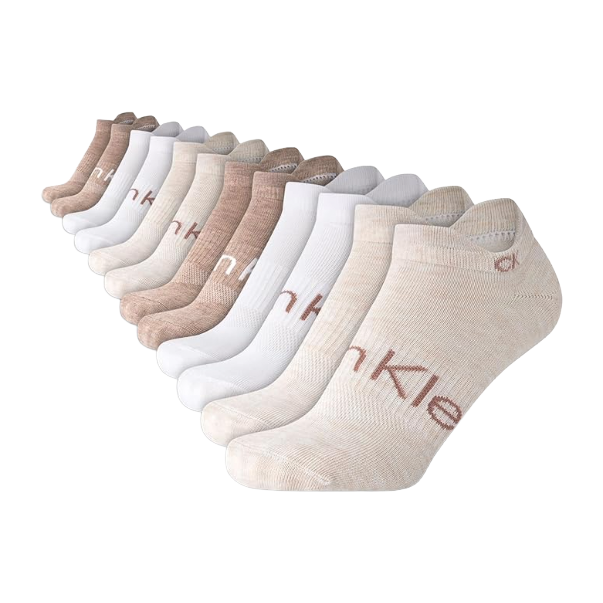 PAQUETE DE 6 PARES DE MEDIAS CALVIN KLEIN TALONERAS