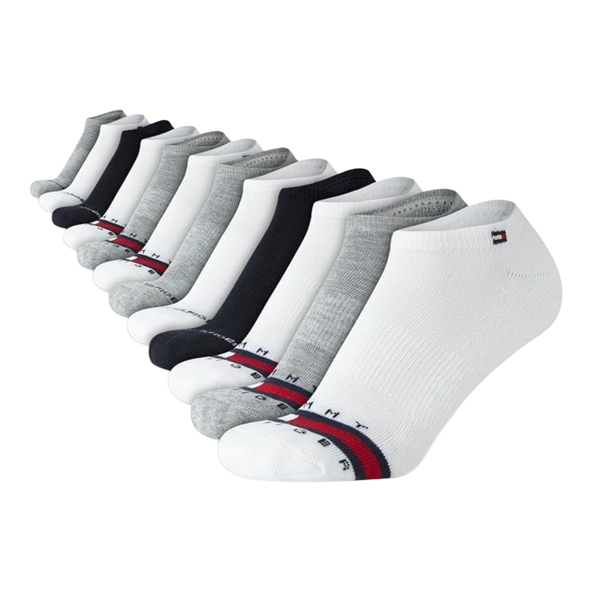 PAQUETE DE 6 PARES DE MEDIAS TOMMY HILFIGER TALONERAS