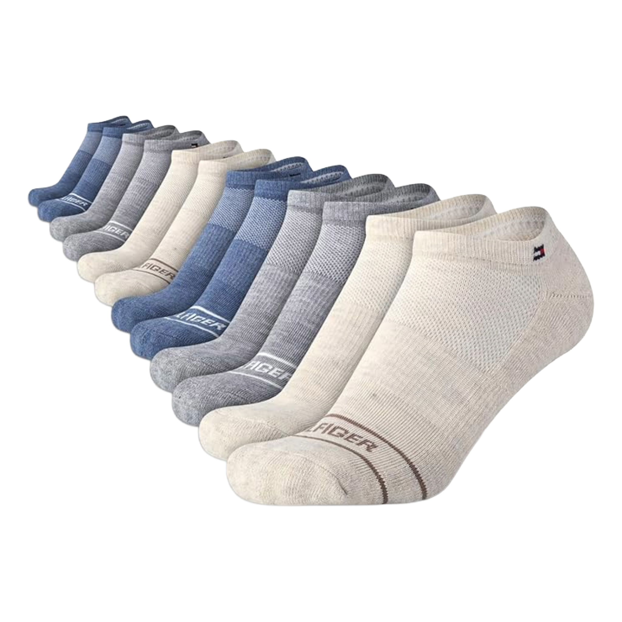 PAQUETE DE 6 PARES DE MEDIAS TOMMY HILFIGER TALONERAS